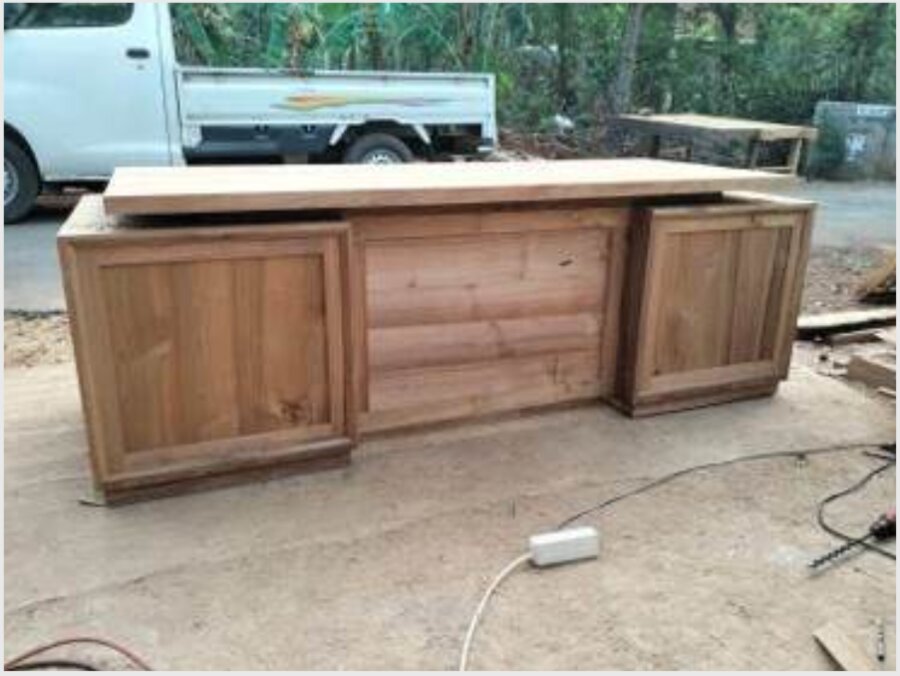 Teak cabinet